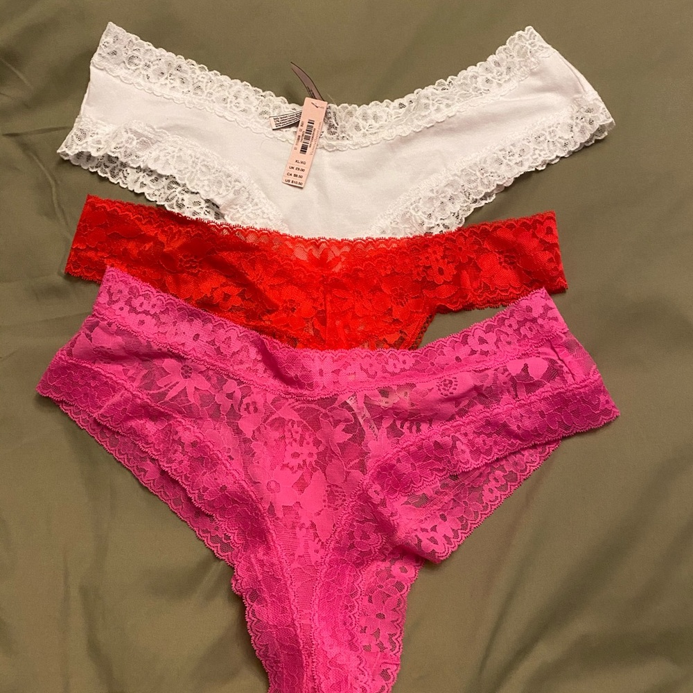 3 Piece Victoria Secret Thongs